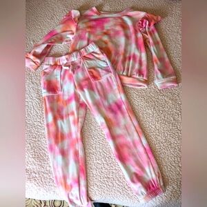Tie Dye Velour Set, 5T